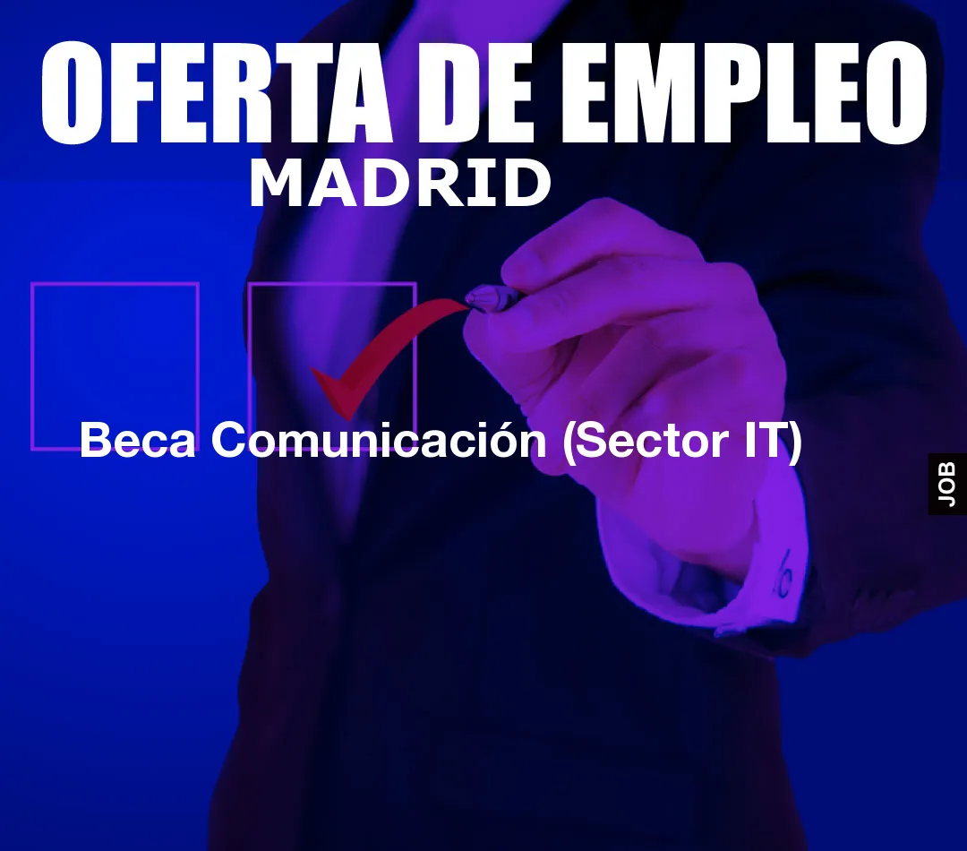 Beca Comunicación (Sector IT)