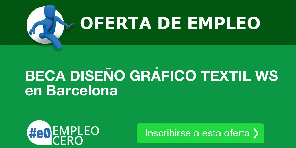 BECA DISEÑO GRÁFICO TEXTIL WS en Barcelona BECA DISEÑO GRÁFICO TEXTIL WS en Barcelona
