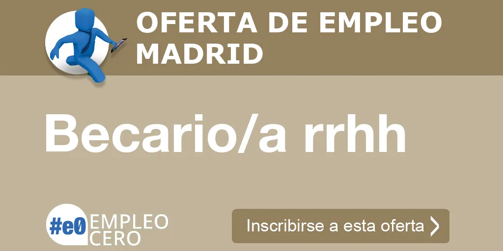 Becario/a rrhh
