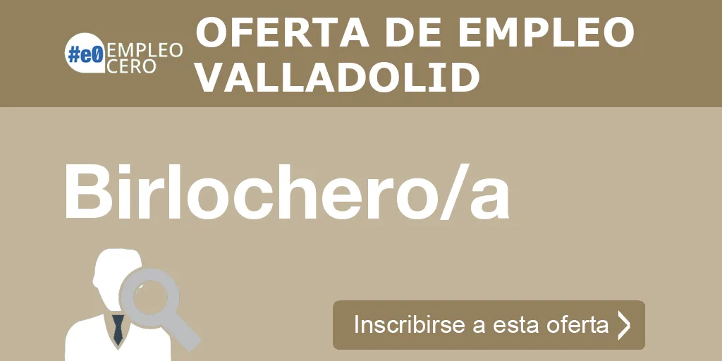 Birlochero/a Birlochero/a