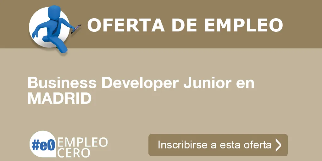 Business Developer Junior en MADRID
