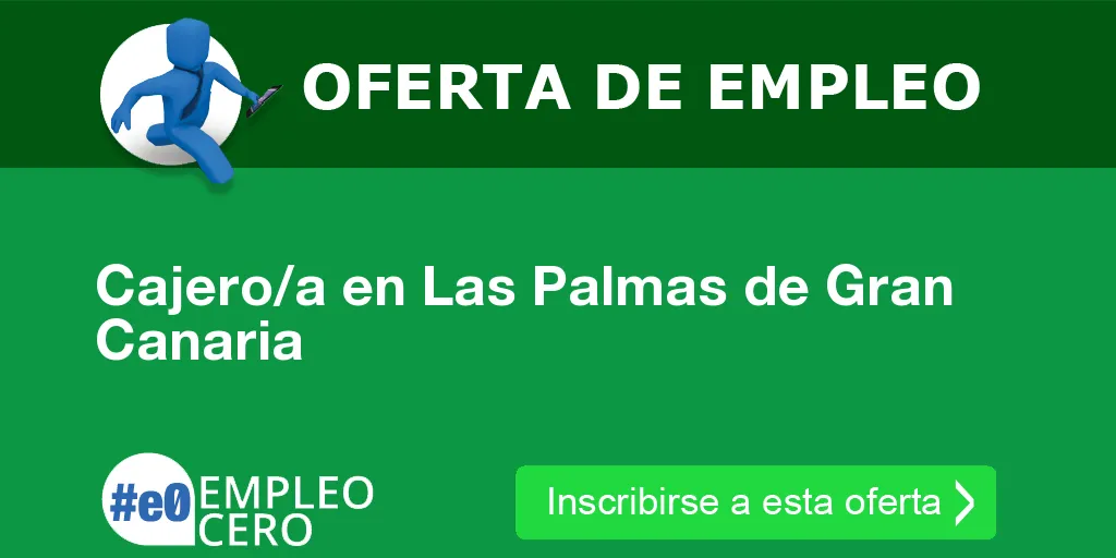 Cajero/a en Las Palmas de Gran Canaria