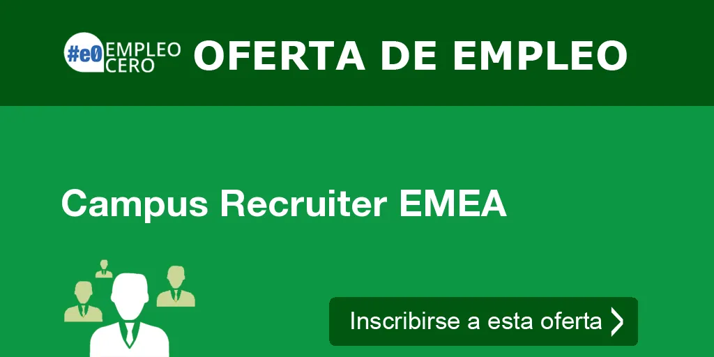 Campus Recruiter EMEA Campus Recruiter EMEA