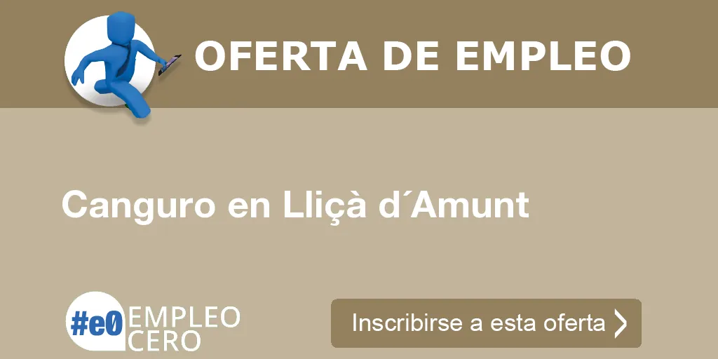 Canguro en Lliçà d´Amunt Canguro en Lliçà d´Amunt
