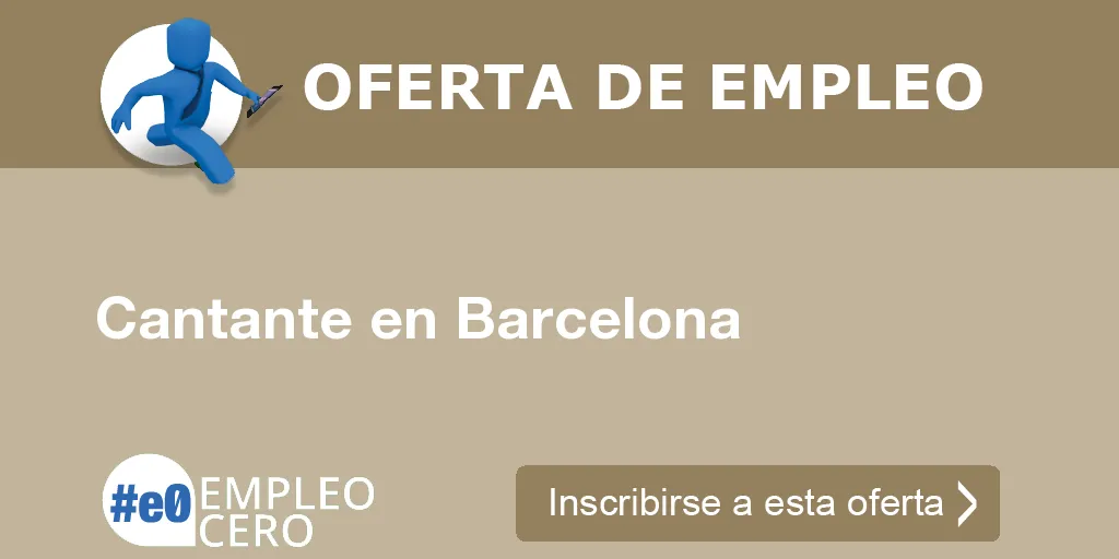 Cantante en Barcelona