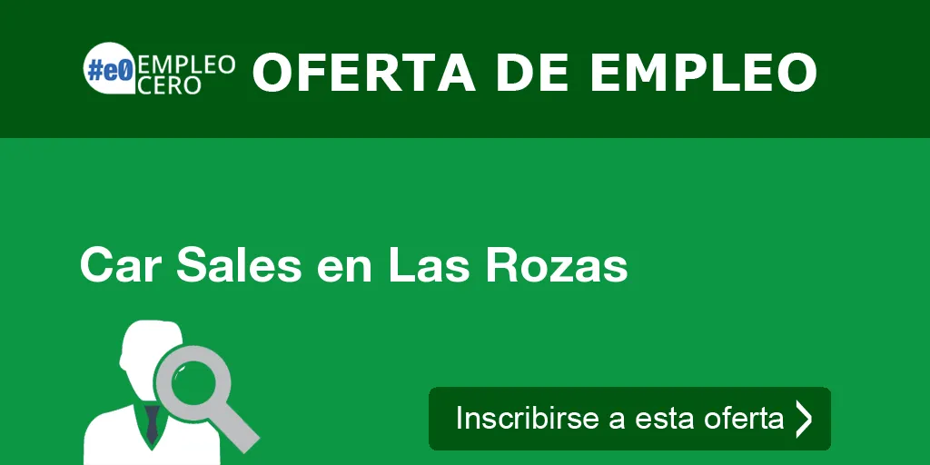 Car Sales en Las Rozas