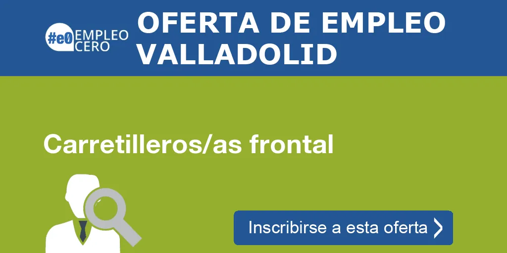 Carretilleros/as frontal Carretilleros/as frontal