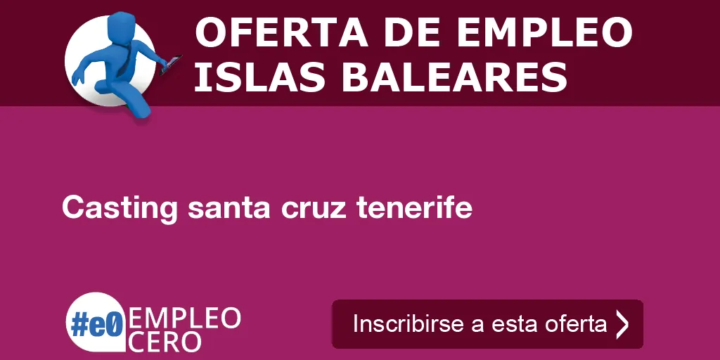 Casting santa cruz tenerife Casting santa cruz tenerife