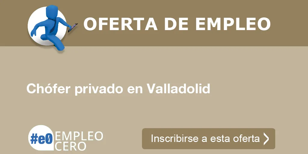 Chófer privado en Valladolid Chófer privado en Valladolid