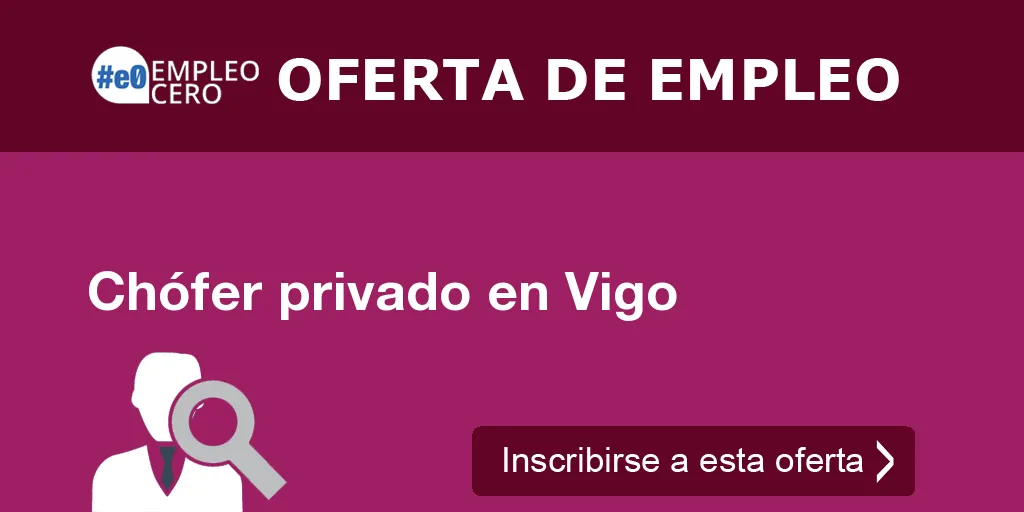 Chófer privado en Vigo Chófer privado en Vigo