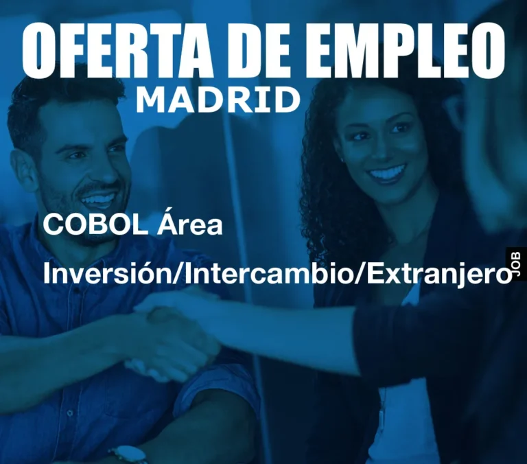 COBOL Área Inversión/Intercambio/Extranjero