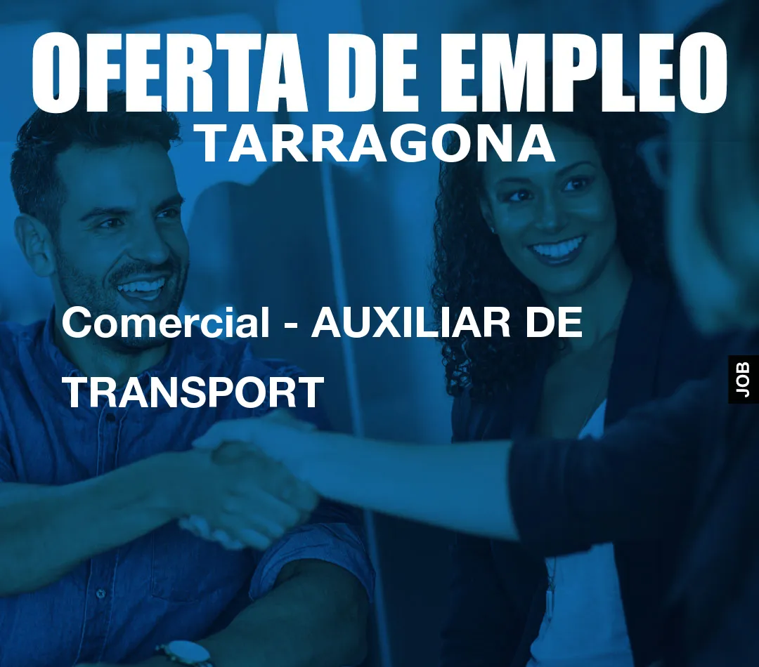 Comercial – AUXILIAR DE TRANSPORT