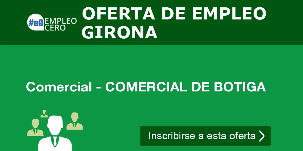 Comercial - COMERCIAL DE BOTIGA Comercial - COMERCIAL DE BOTIGA