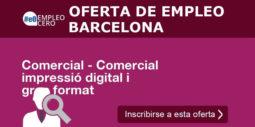 Comercial - Comercial impressió digital i gran format