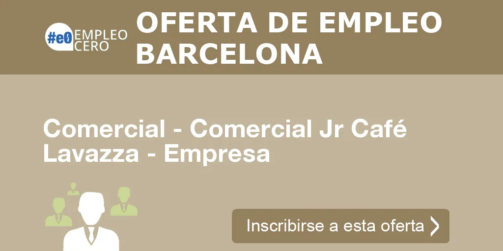 Comercial - Comercial Jr Café Lavazza - Empresa Comercial - Comercial Jr Café Lavazza - Empresa