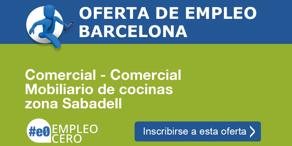 Comercial - Comercial Mobiliario de cocinas zona Sabadell Comercial - Comercial Mobiliario de cocinas zona Sabadell