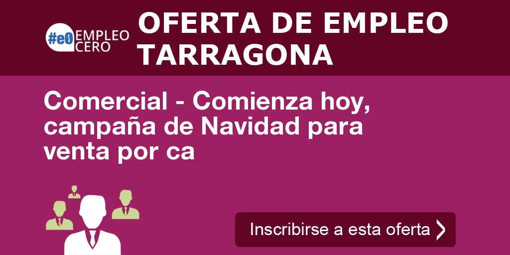Comercial - Comienza hoy, campaña de Navidad para venta por ca Comercial - Comienza hoy, campaña de Navidad para venta por ca