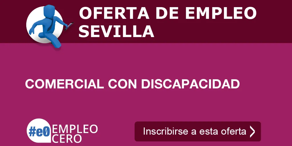 COMERCIAL CON DISCAPACIDAD COMERCIAL CON DISCAPACIDAD