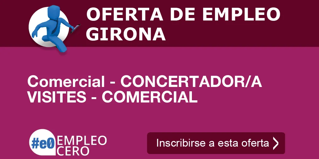 Comercial - CONCERTADOR/A VISITES - COMERCIAL