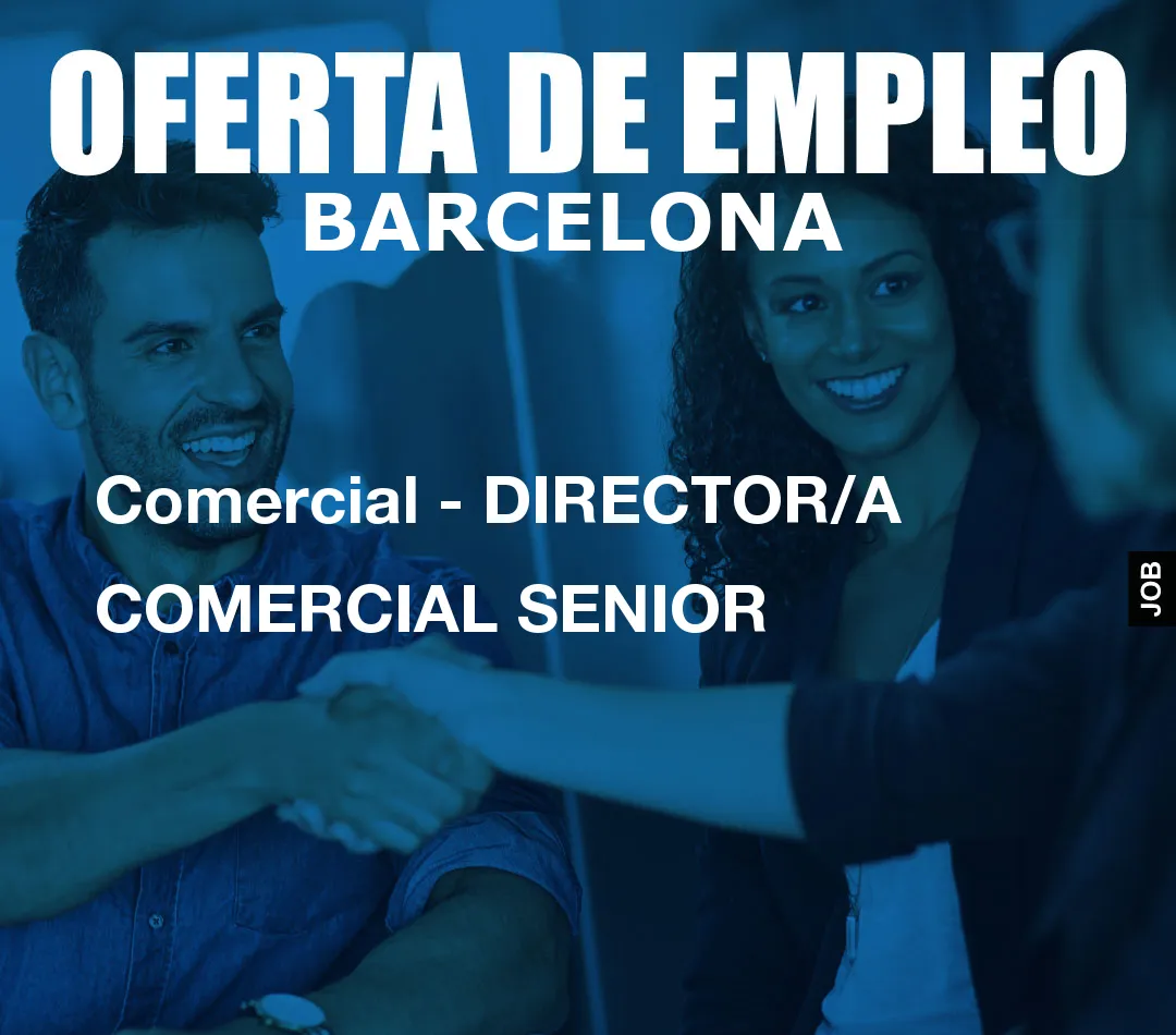 Comercial – DIRECTOR/A COMERCIAL SENIOR