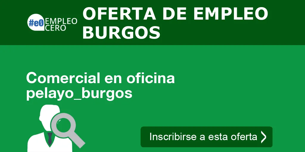 Comercial en oficina pelayo_burgos Comercial en oficina pelayo_burgos