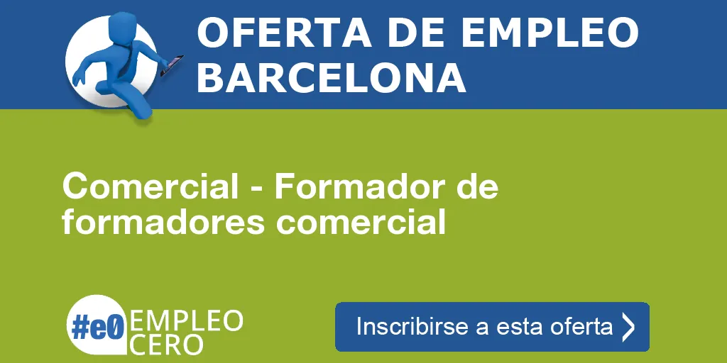 Comercial - Formador de formadores comercial Comercial - Formador de formadores comercial