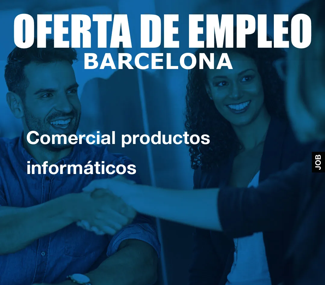 Comercial productos informáticos