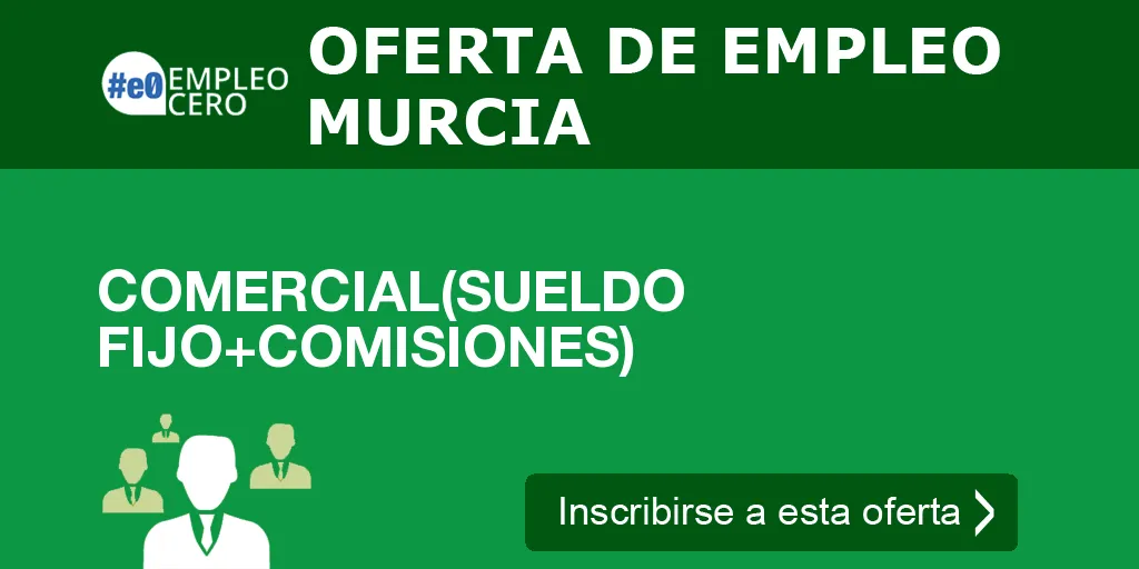 COMERCIAL(SUELDO FIJO+COMISIONES) COMERCIAL(SUELDO FIJO+COMISIONES)