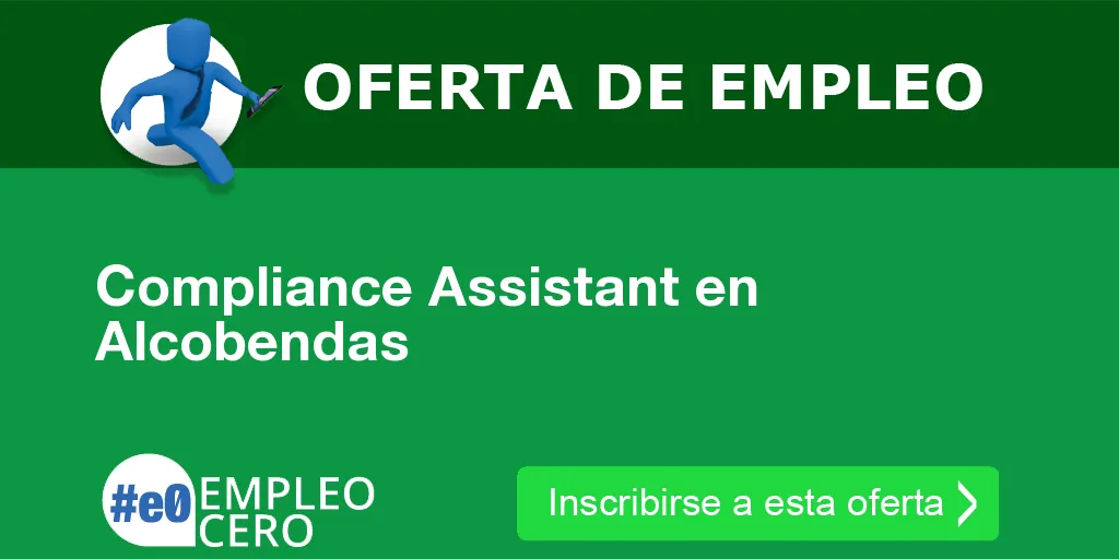 Compliance Assistant en Alcobendas Compliance Assistant en Alcobendas