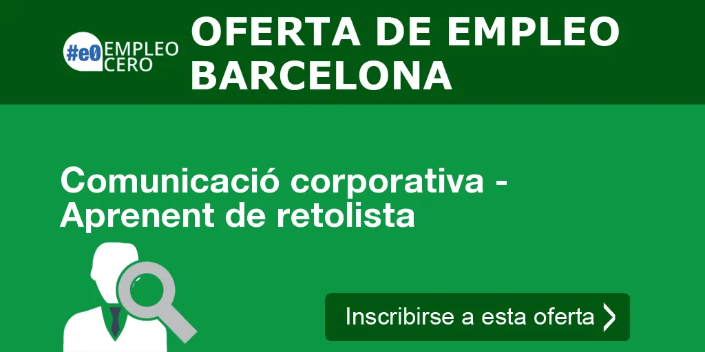 Comunicació corporativa - Aprenent de retolista Comunicació corporativa - Aprenent de retolista