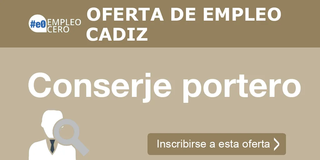 Conserje portero Conserje portero
