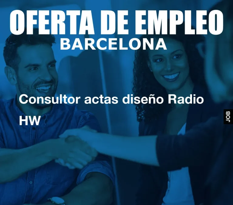 Consultor actas diseño Radio HW