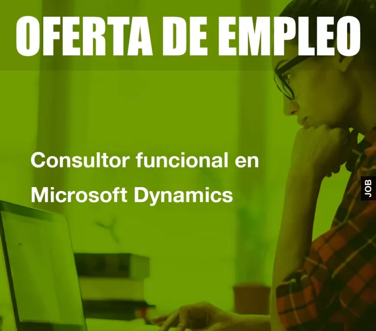 Consultor funcional en Microsoft Dynamics