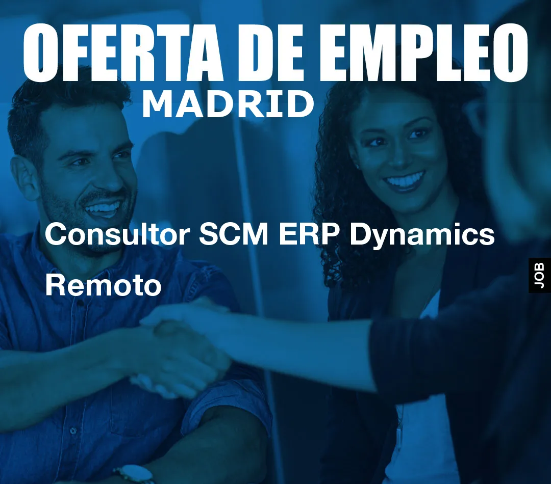 Consultor SCM ERP Dynamics Remoto