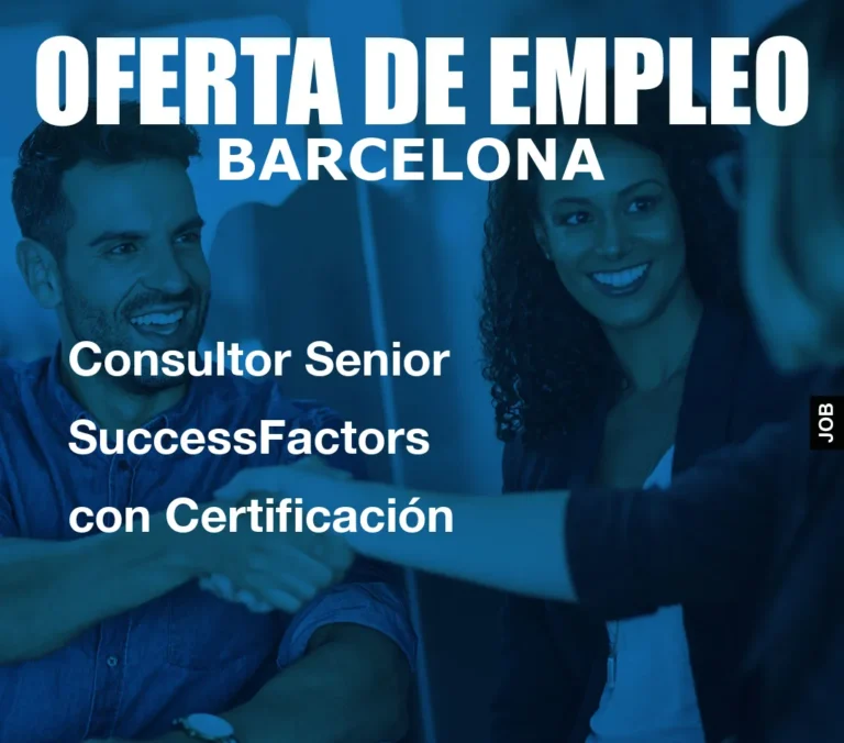 Consultor Senior SuccessFactors con Certificación