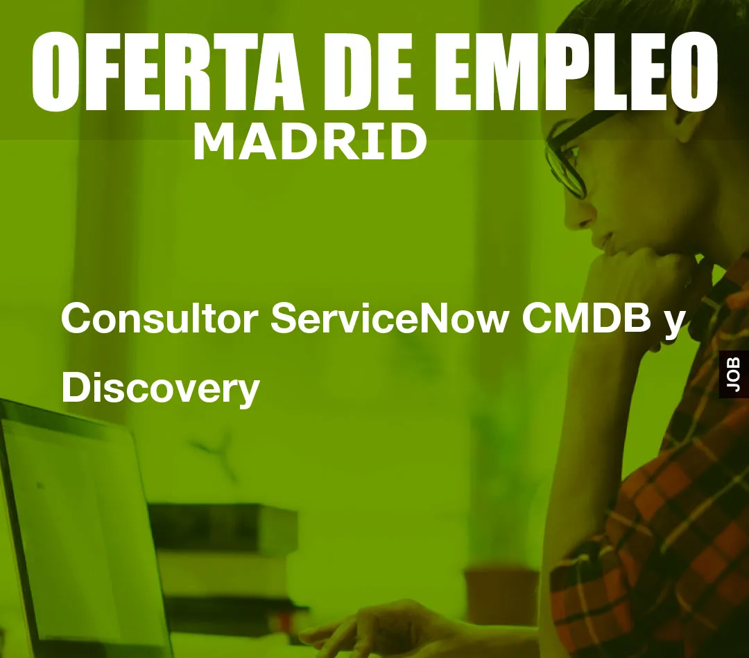 Consultor ServiceNow CMDB y Discovery Consultor ServiceNow CMDB y Discovery
