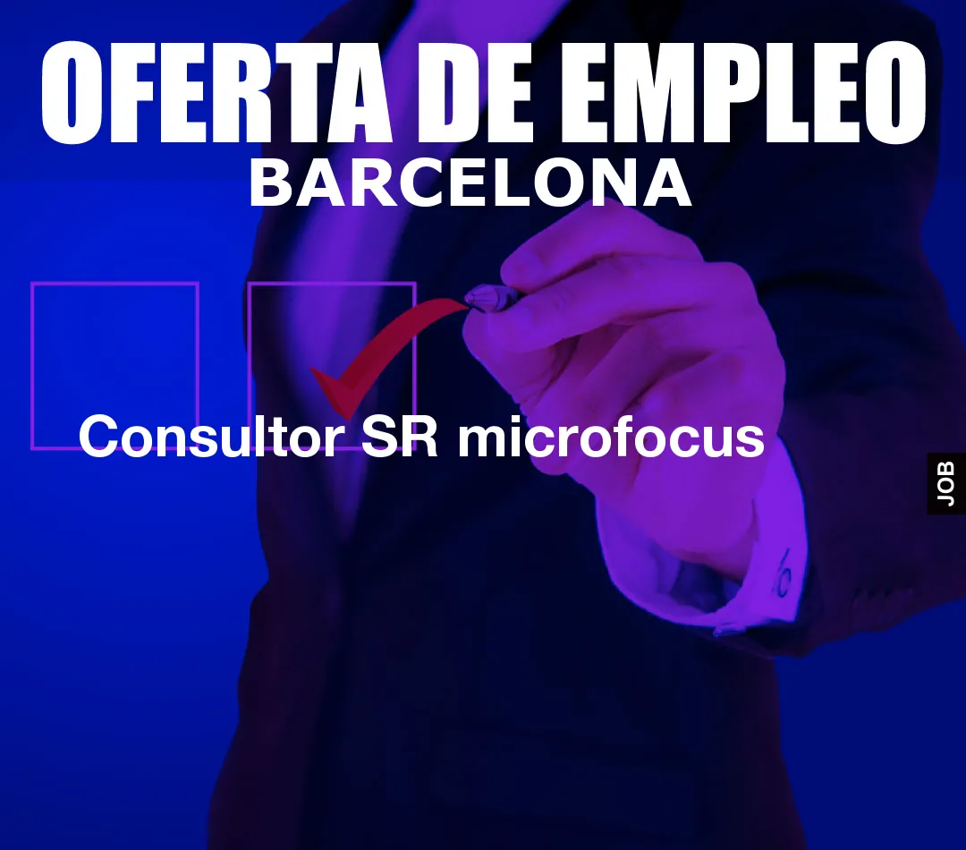 Consultor SR microfocus