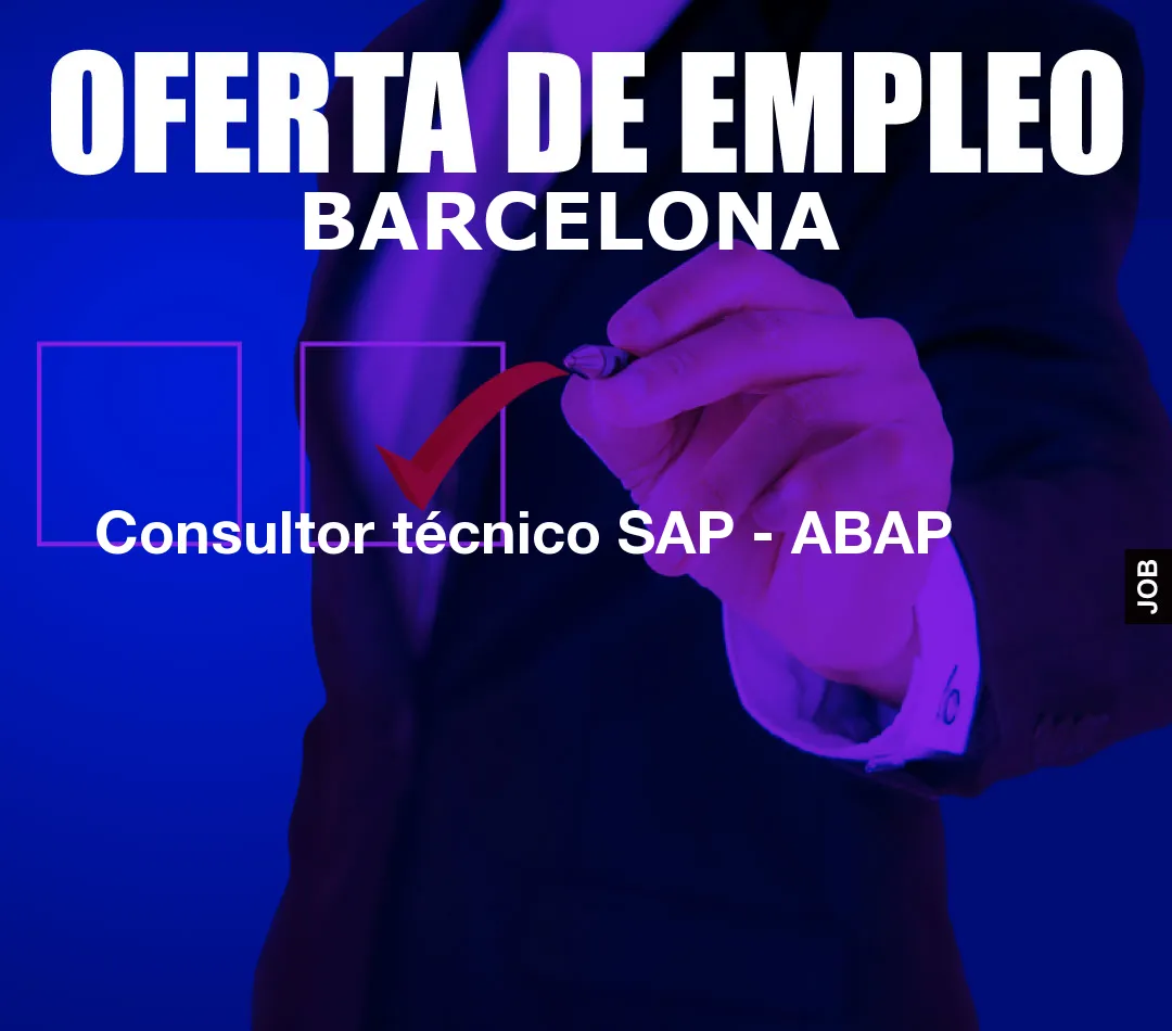 Consultor técnico SAP – ABAP