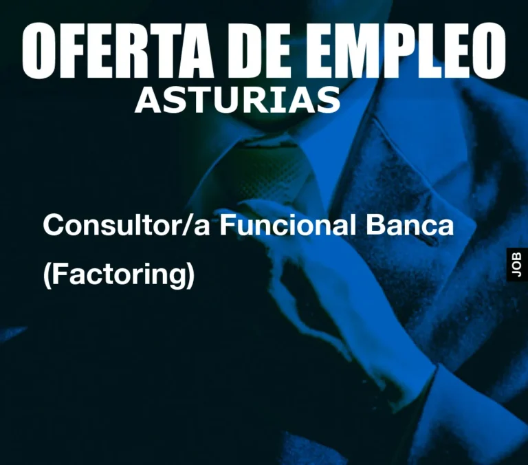 Consultor/a Funcional Banca (Factoring)