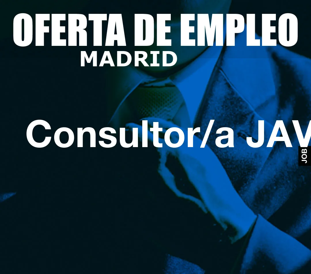 Consultor/a JAVA Consultor/a JAVA