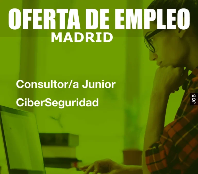 Consultor/a Junior CiberSeguridad