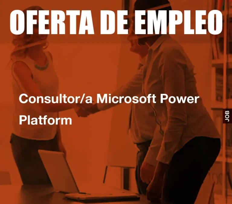 Consultor/a Microsoft Power Platform