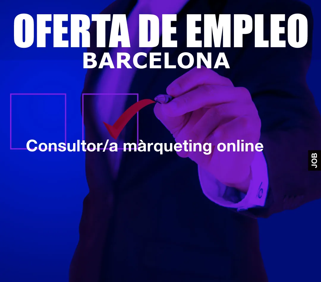 Consultor/a màrqueting online Consultor/a màrqueting online