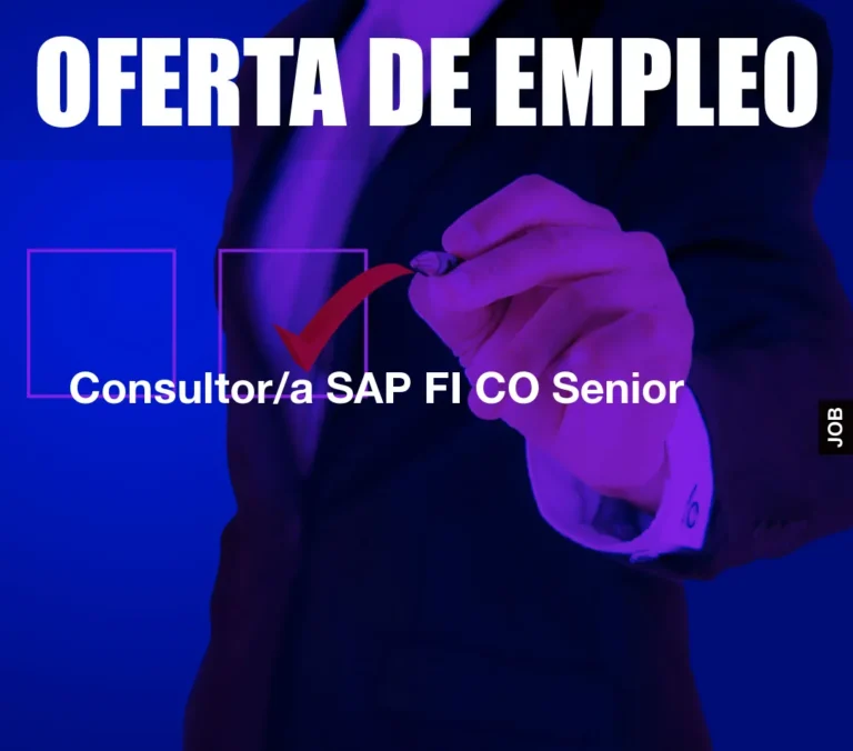 Consultor/a SAP FI CO Senior