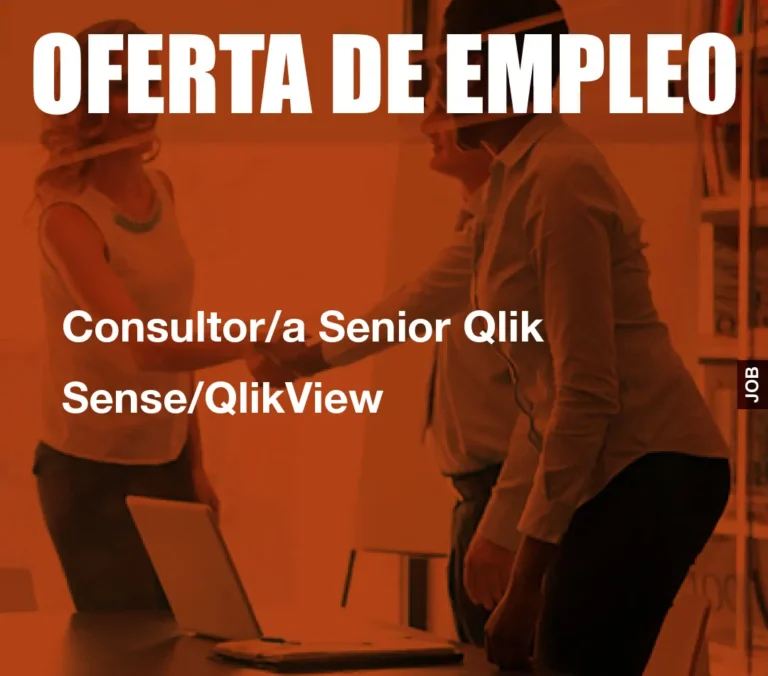 Consultor/a Senior Qlik Sense/QlikView