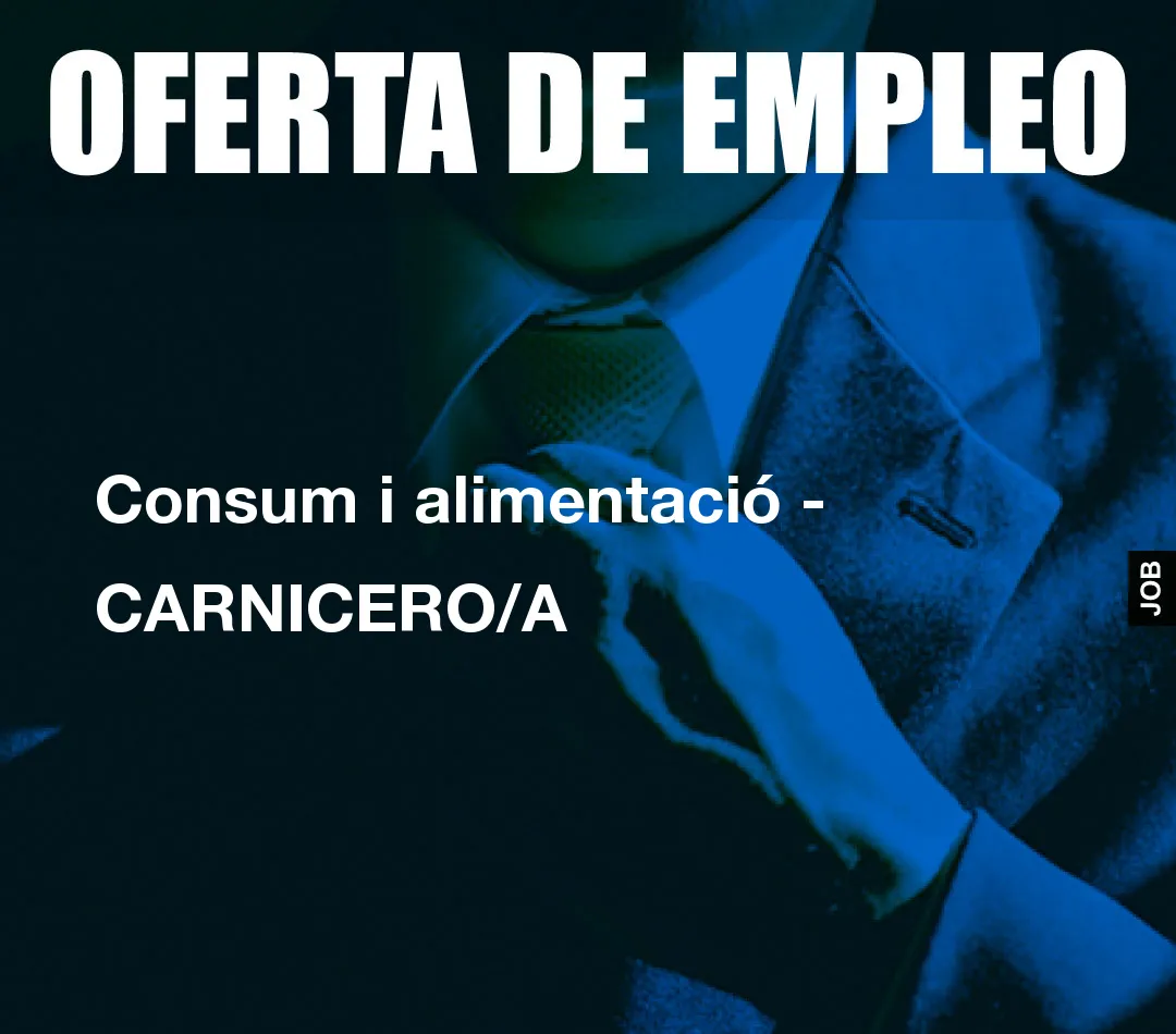 Consum i alimentaci