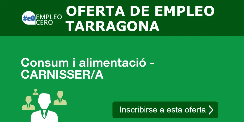 Consum i alimentació - CARNISSER/A