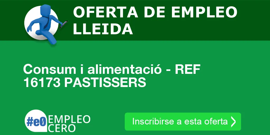 Consum i alimentació - REF 16173 PASTISSERS Consum i alimentació - REF 16173 PASTISSERS