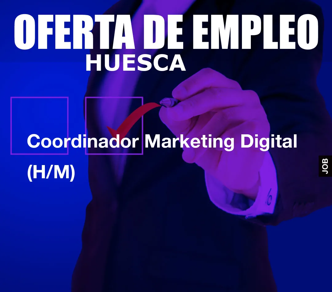 Coordinador Marketing Digital (H/M) Coordinador Marketing Digital (H/M)
