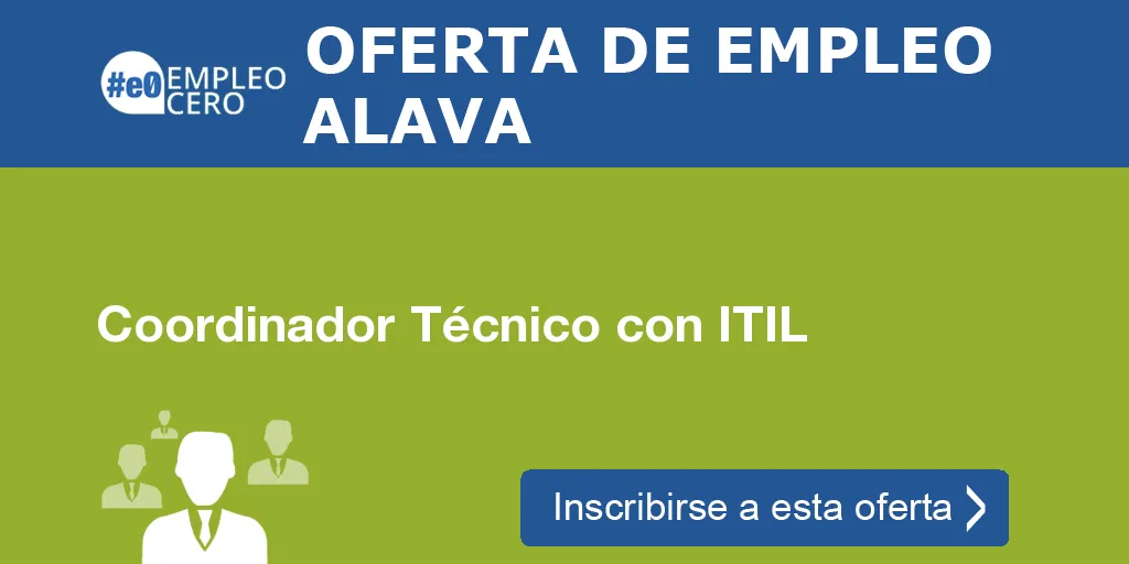 Coordinador Técnico con ITIL